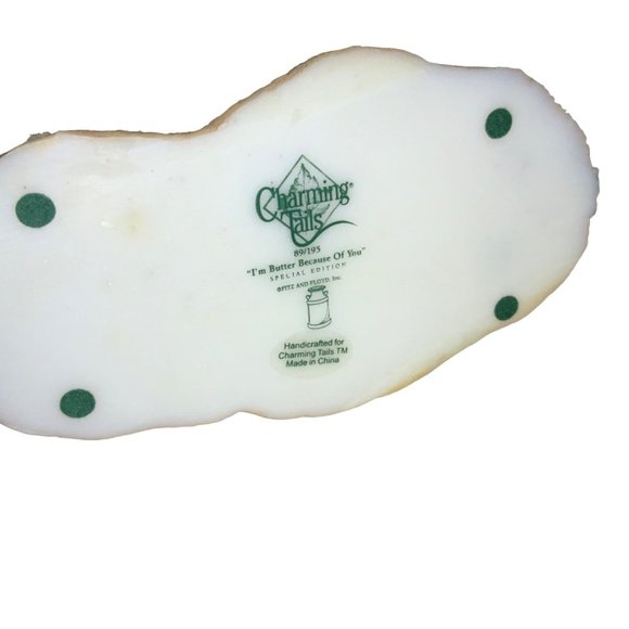 COPY - Fitz and Floyd Charming Tails I’m Butter Because of You Special Edition - Picture 7 of 14